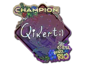 Sticker | qikert (Glitter, Champion) | Rio 2022 image