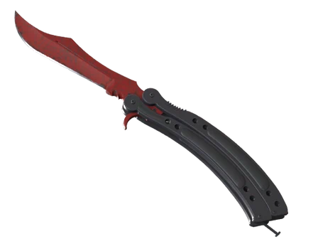 ★ Butterfly Knife | Crimson Web image
