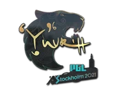 Sticker | yuurih (Holo) | Stockholm 2021 image