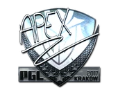 Sticker | apEX (Foil) | Krakow 2017 image