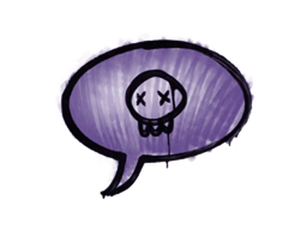 Sealed Graffiti | Death Sentence (Monster Purple) image