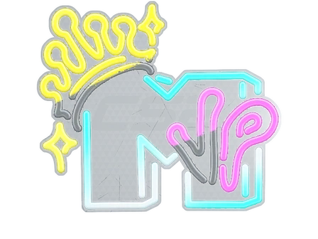 Sticker | Neon MVP (Lenticular) image