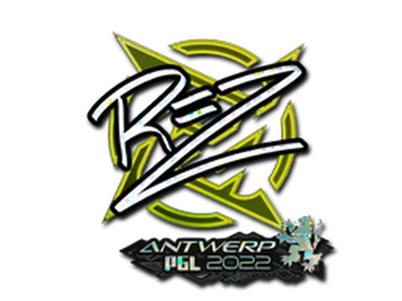 Sticker | REZ (Glitter) | Antwerp 2022 image