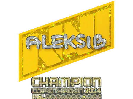 Sticker | Aleksib (Glitter, Champion) | Copenhagen 2024 image