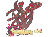 Sticker | Djoko (Glitter) | Shanghai 2024 image