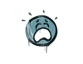 Sealed Graffiti | QQ (Wire Blue) image