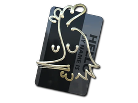 Sticker | Hello AK-47 (Gold) image