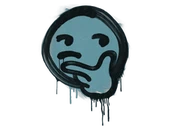 Sealed Graffiti | Thoughtfull (Wire Blue) image