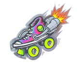 Sticker | Rocket Skates (Holo) image