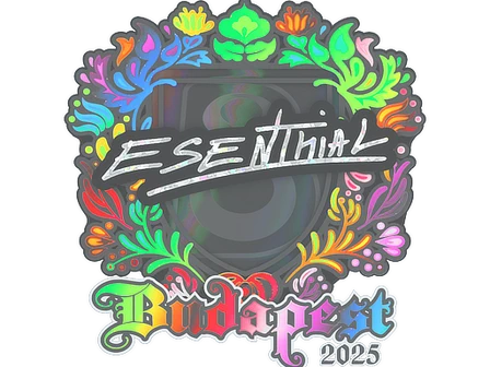 Sticker | esenthial (Holo) | Budapest 2025 image