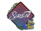 Sticker | S1ren (Glitter) | Rio 2022 image