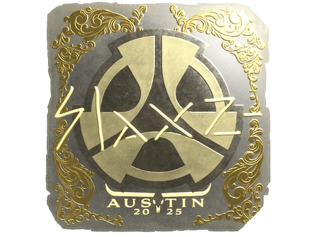 Sticker | slaxz- (Gold) | Austin 2025 image