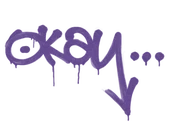 Sealed Graffiti | Okay (Monster Purple) image