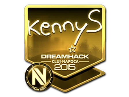 Sticker | kennyS (Gold) | Cluj-Napoca 2015 image