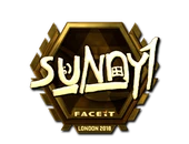 Sticker | suNny (Gold) | London 2018 image