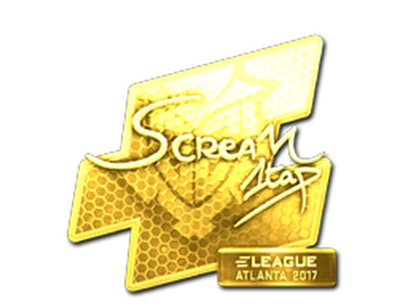 Sticker | ScreaM (Gold) | Atlanta 2017 image