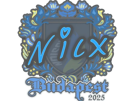 Sticker | nicx | Budapest 2025 image