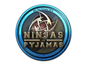 Sticker | Ninjas in Pyjamas (Foil) | Cologne 2014 image