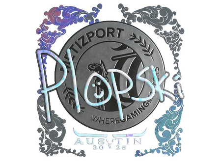 Sticker | Plopski (Holo) | Austin 2025 image