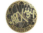 Sticker | apEX (Gold) | Cologne 2026 image