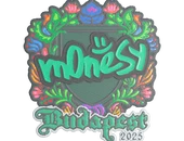 Sticker | m0NESY (Embroidered) | Budapest 2025 image