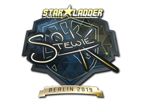 Sticker | Stewie2K (Gold) | Berlin 2019 image