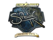 Sticker | Stewie2K (Gold) | Berlin 2019 image