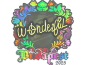Sticker | w0nderful (Holo) | Budapest 2025 image