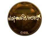 Sticker | olofmeister (Gold) | Katowice 2019 image
