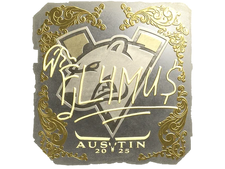 Sticker | FL4MUS (Gold) | Austin 2025 image