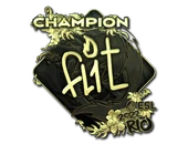 Sticker | FL1T (Gold, Champion) | Rio 2022 image