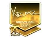 Sticker | KRIMZ (Gold) | Cluj-Napoca 2015 image