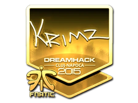 Sticker | KRIMZ (Gold) | Cluj-Napoca 2015 image
