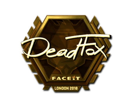 Sticker | DeadFox (Gold) | London 2018 image
