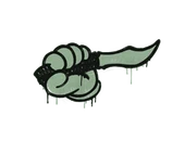 Sealed Graffiti | Backstab (Cash Green) image