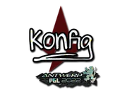 Sticker | k0nfig (Glitter) | Antwerp 2022 image