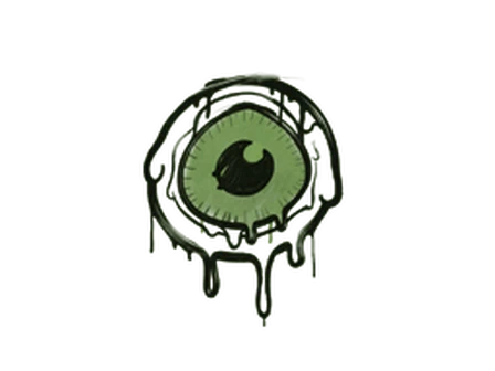 Sealed Graffiti | Eye Spy (Battle Green) image