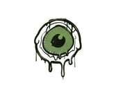 Sealed Graffiti | Eye Spy (Battle Green) image