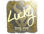 Sticker | Lucky (Gold) | Austin 2025 image