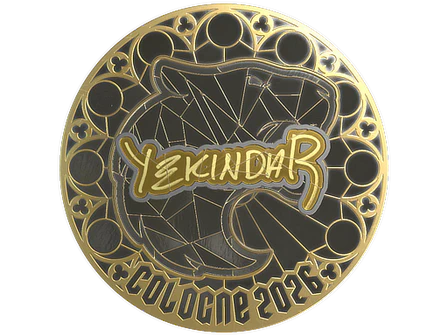 Sticker | YEKINDAR (Gold) | Cologne 2026 image