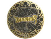 Sticker | YEKINDAR (Gold) | Cologne 2026 image