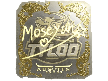 Sticker | Moseyuh (Gold) | Austin 2025 image