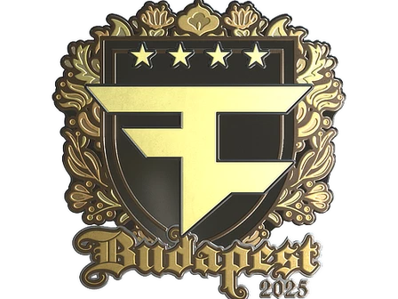 Sticker | FaZe Clan (Gold) | Budapest 2025 image
