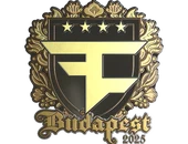 Sticker | FaZe Clan (Gold) | Budapest 2025 image