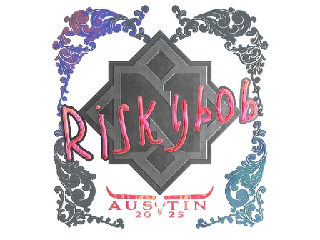 Sticker | riskyb0b (Holo) | Austin 2025 image