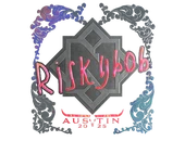 Sticker | riskyb0b (Holo) | Austin 2025 image