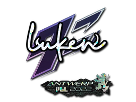 Sticker | luken (Glitter) | Antwerp 2022 image