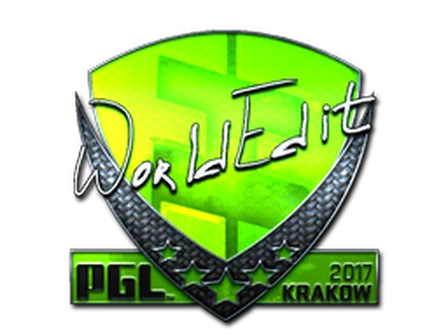 Sticker | WorldEdit (Foil) | Krakow 2017 image