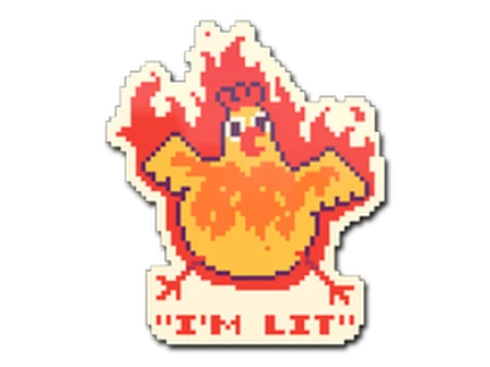 Sticker | I'm Lit image