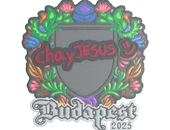 Sticker | chayJESUS (Embroidered) | Budapest 2025 image